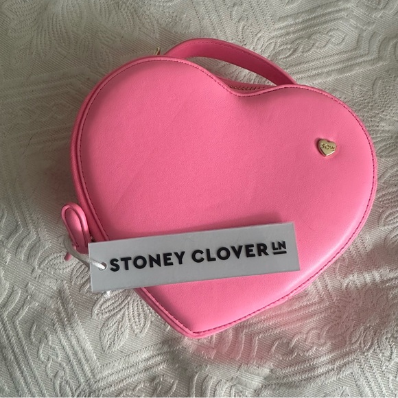 Stoney Clover Lane Pink Heart Mini Bag - Picture 2 of 6